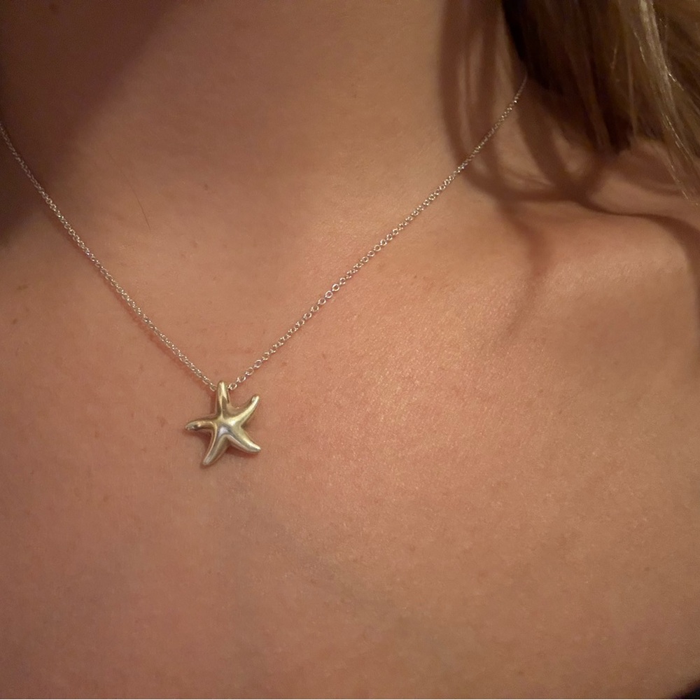 Tiffany & Co. Starfish Necklace in Silver